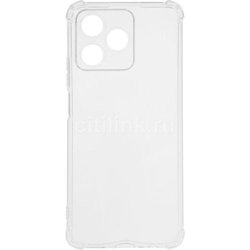 Чехол (клип-кейс) PERO CC02, для Realme C51, противоударный, прозрачный [cc02-rc51-tr]