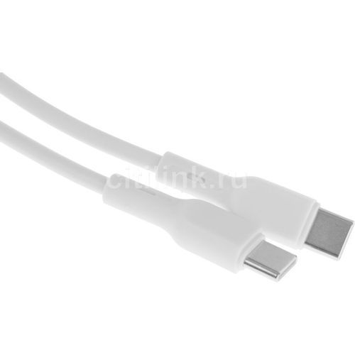 Кабель BORASCO USB Type-C (m) — USB Type-C (m), 2м, белый [52386]