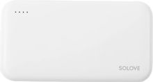 Изображение товара Внешний аккумулятор SOLOVE W7 10000мАч белый с быстрой зарядкой