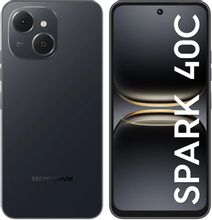 Изображение товара Смартфон TECNO Spark 40C 8/128Gb черный - современный дизайн и мощь