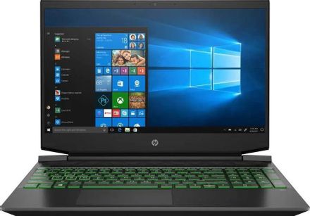 Ноутбук игровой HP Pavilion Gaming 15-dk1046ur 15.6", Intel Core i7 10750H 2.6ГГц, 6-ядерный, 16ГБ DDR4, 512ГБ SSD,  NVIDIA GeForce  RTX 2060 MAX Q - 6 ГБ, Windows 10 Home, черный [22r52ea]