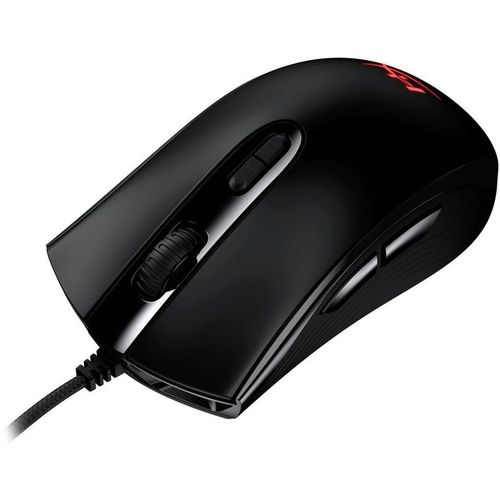 Мышь проводная HYPERX Pulsefire Core, игровая, оптическая, USB, 6200dpi, черный [4p4f8aa]