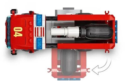 Lego hamburger fire outlet