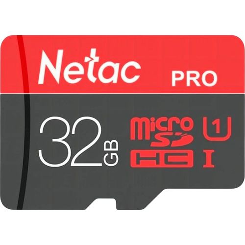 Карта памяти microSDHC NETAC 32 ГБ, Class 10, P500 Ultra, 1 шт., без адаптера [nt02p500ult-032g-s]