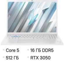 Изображение товара Игровой ноутбук Acer Nitro Lite NL16-71G-52JH 16" с Intel Core 5 и RTX 3050