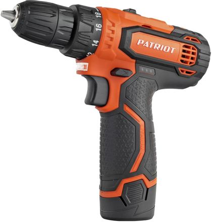 Дрель-шуруповерт Patriot BR 119Li, 2Ач,  с двумя аккумуляторами [180301119]
