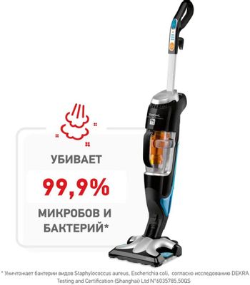 Характеристики Паровой пылесос Tefal VP7545RH, 1700Вт, черный ...