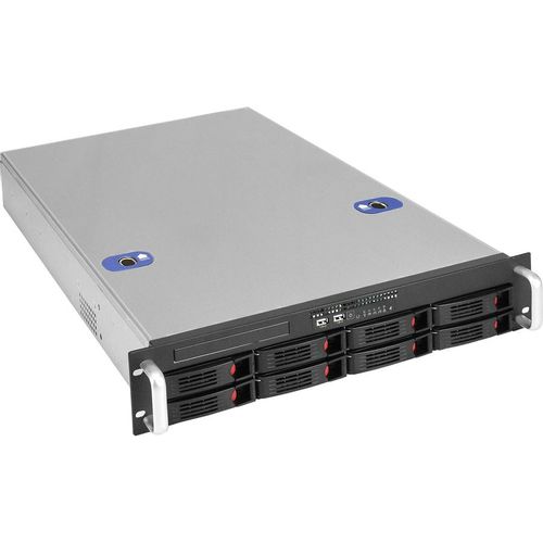 Корпус для сервера монтируемый в стойку EXEGATE Pro 2U660-HS08/2U-1080ADS, 2U, 1080 Вт, черный [ex295867rus]
