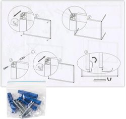 Доска комбинированная BRAUBERG 231706 зеленый/серебристый 90x120см