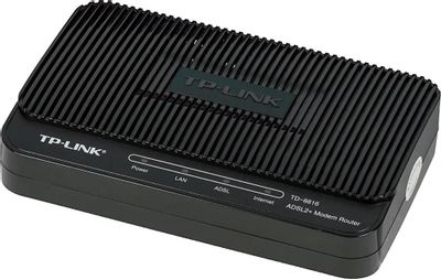 Роутер TP-LINK TD-8816,  ADSL2+,  черный