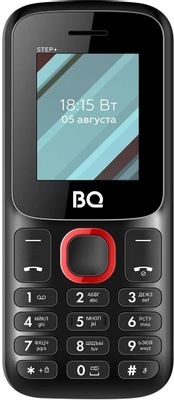 Сотовый телефон BQ 1848 Step+,  черный/красный