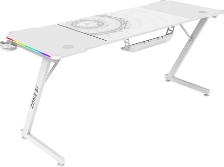Стол игровой ZONE 51 Trine 160, ЛДСП, белый