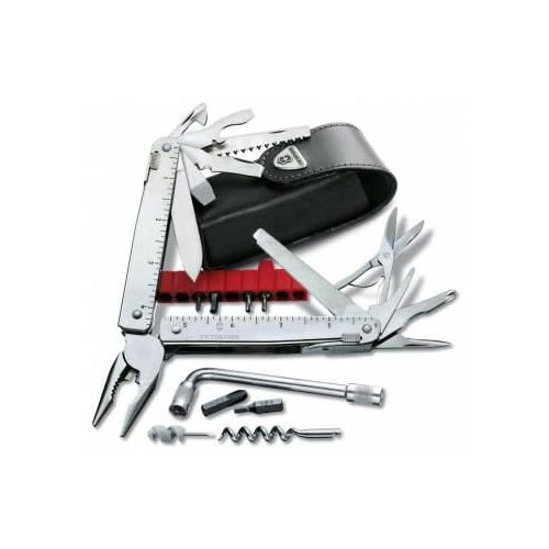Мультитул Victorinox SwissTool X Plus, 37 функций, серебристый [3.0338.l]