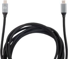 Изображение товара Кабель Digma USB Type-C (м) - USB Type-C (м), 3 м, черный для зарядки и передачи данных