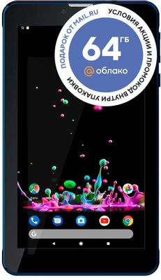 7" Планшет Digma Optima 7 A102 3G 1/16 GB SC7731E 3G, 1024 x 600, Android 11.0 Go, темно-синий [ts7243pg]