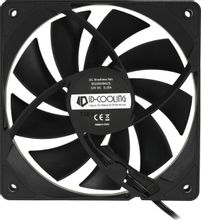 Вентилятор ID-COOLING FL-12025K 120мм, 3-pin, 1250об/мин, 21дБ