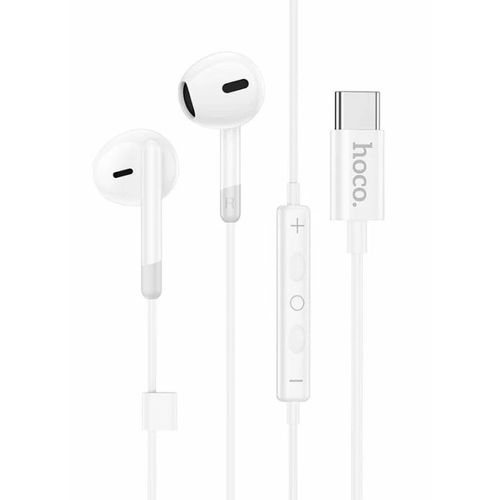 Наушники Hoco M109, USB Type-C, вкладыши, белый