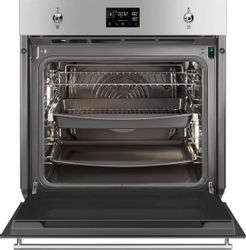 Духовой шкаф электрический SMEG Classica SOP6302S2PX,  68л,  серебристый/хром