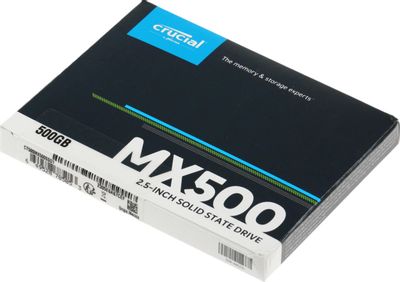 SSD накопитель Crucial MX500 CT500MX500SSD1 500ГБ, 2.5