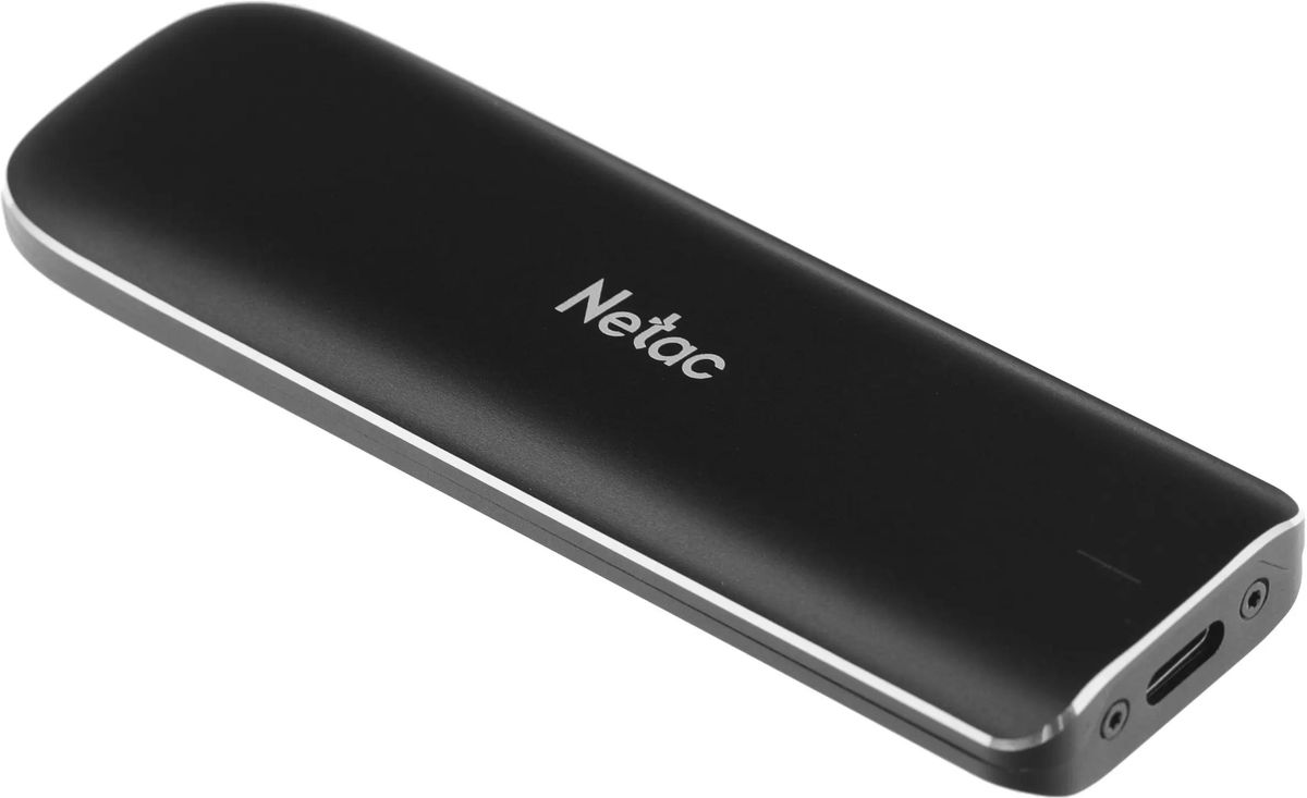 500ГБ Внешний диск SSD NETAC ZX NT01ZX-500G-32BK, USB-C, запись