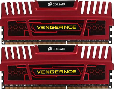 Оперативная память Corsair Vengeance CMZ16GX3M2A1866C10R DDR3 - 2x 8ГБ 1866МГц, DIMM, Ret
