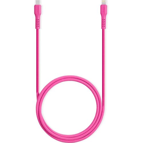 Кабель TTEC 2DK60NP, Lightning (m) — USB Type-C (m), 1.2м, розовый