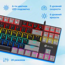 Клавиатура Oklick K600X, черный
