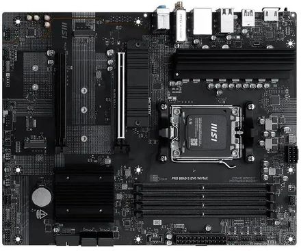 Материнская плата MSI PRO B840-S EVO WIFI6E, Socket AM5, AMD B840, ATX, Ret