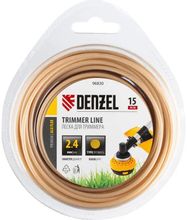 Изображение товара Леска для садовых триммеров DENZEL 96830 24мм 15м