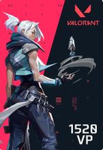 Изображение товара Пополнение игровой валюты RIOT GAMES Valorant 1520 VP Россия и Весь мир