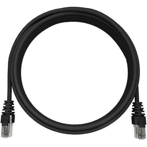 Патч-корд NTSS NTSS-PC-UTP-RJ45-5e-1.5-LSZH-BL, вилка RJ-45, вилка RJ-45, кат.5E, LSZH, 1.5м, черный
