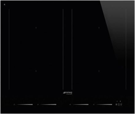 Индукционная варочная поверхность SMEG SIM1644D, конфорок: 4 шт., стеклокерамика, независимая, черный
