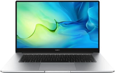 Ноутбук Huawei MateBook D 15 BoM-WFP9 53013TUE, 15.6", IPS, AMD Ryzen 7 5700U 1.8ГГц, 8-ядерный, 8ГБ DDR4, 512ГБ SSD,  AMD Radeon, без операционной системы, серебристый