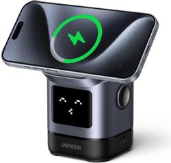 Изображение товара Беспроводное зарядное устройство UGREEN W709,  USB-C, USB-C, 20Вт, 3A, серый [45775]