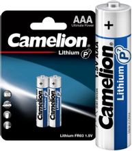 Изображение товара AAA Батарейка CAMELION Lithium FR03-BP2,  2 шт.
