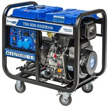Изображение товара Дизельный генератор ТСС SDG 6500EHA 6.5 кВт, на колёсах с АКБ