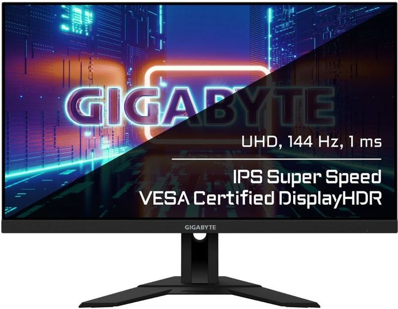 28" Монитор Gigabyte M28U,  3840x2160,  IPS,  144Гц,  2хHDMI,  1хDP,  черный [9dm28u-00-1abek]