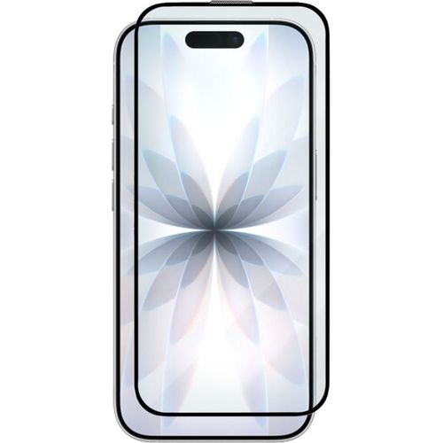 Защитное стекло для экрана ZIBELINO для Apple iPhone 17 антиблик, 3D, 1 шт, черный [ztg-3d-apl-17-blk]