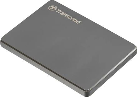 2ТБ Внешний диск HDD Transcend StoreJet 25С3 TS2TSJ25C3N, USB 3.0, серый