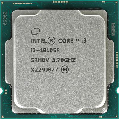 Процессор Intel Core i3 10105F, LGA 1200,  OEM [cm8070104291323 srh8v]