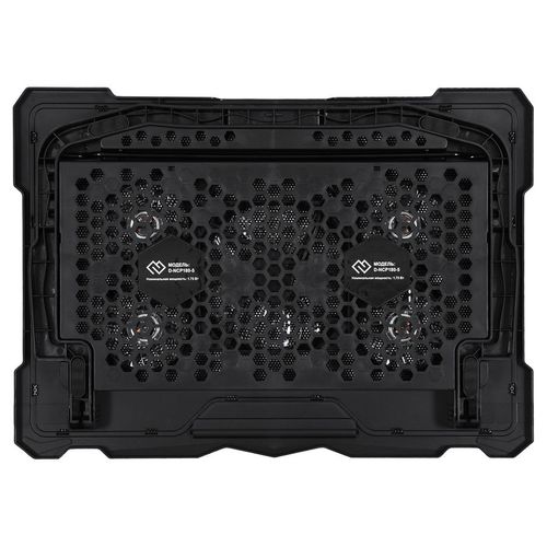 Подставка для ноутбука Digma D-NCP180-5, 18", 415х295х25 мм, 2хUSB, вентиляторы 5 х 79/150 мм, 850г, черный