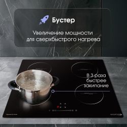 Индукционная варочная поверхность ZIGMUND & SHTAIN CI 30.6 B, стеклокерамика, черный