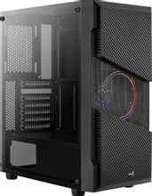 Изображение товара Корпус ATX Aerocool Menace Saturn FRGB-G-BK-v1, Midi-Tower, без БП,  черный [menace frgb-g-bk-v1]