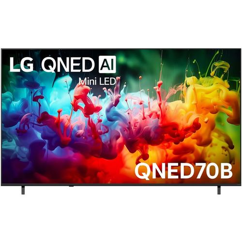 85" Телевизор LG 85QNED70B6A.ARUG QNED, 4K Ultra HD, СМАРТ ТВ, WebOS, черный титан