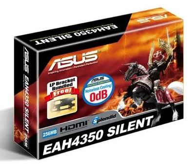 ASUS AMD Radeon HD 4350 256 DDR2 Ret eah4350 silent di 256md2 lp 559246