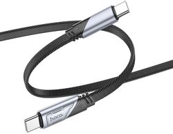 Кабель Hoco U119 Machine 60W charging data cable Type-C to Ty, USB Type-C (m) - USB Type-C (m), 1.2м, черный
