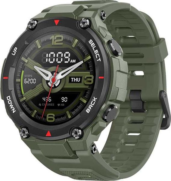 Смарт-часы AMAZFIT T-Rex 1.39", зеленый/зеленый