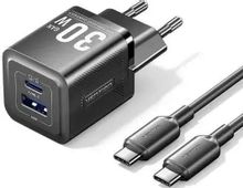 Изображение товара Сетевое зарядное устройство VENTION TZ-FEQB0-EU-01 30Вт USB-C USB-A быстрая зарядка