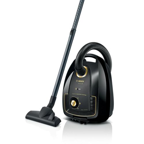 Пылесос Bosch BGL38GOLD, 1700Вт, черный/золотистый