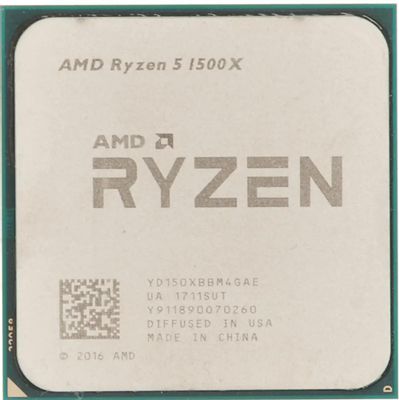Процессор AMD Ryzen 5 1500X, AM4,  OEM [yd150xbbm4gae]